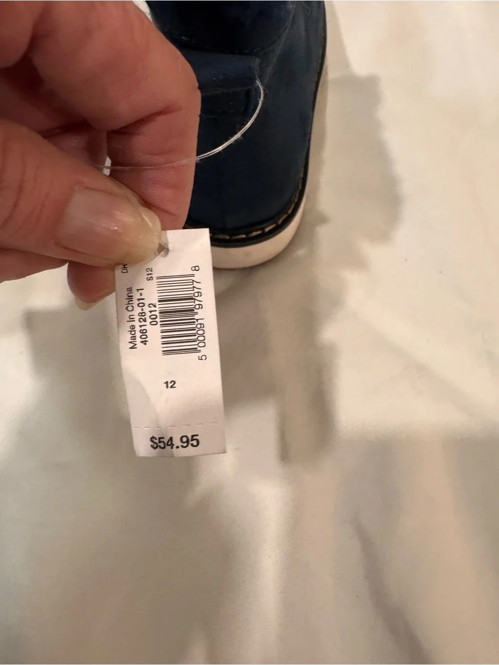 Gap Kids Navy Blue Suede Fleece-Lined Casual Shoes
